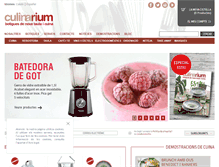 Tablet Screenshot of culinarium.es